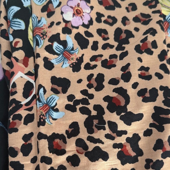 NWT Anthropologie Floral & Animal Print Women's Pajama (Pants only) 100% Cotton - Picture 4 of 7